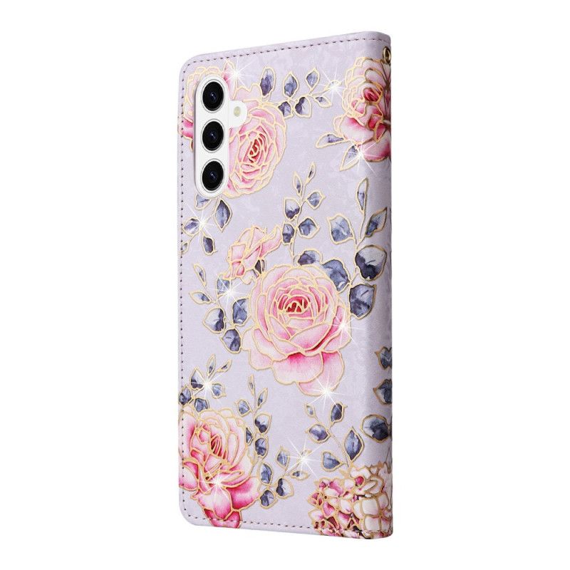 Flip Cover Samsung Galaxy S26 Plus Blomster