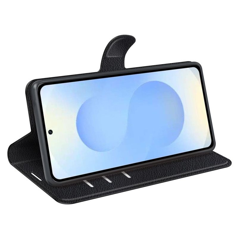 Flip Cover Samsung Galaxy S26 Plus Litchi-kunstlæder