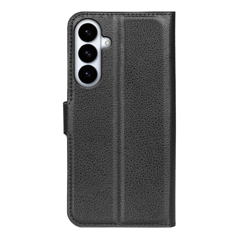 Flip Cover Samsung Galaxy S26 Plus Litchi-kunstlæder