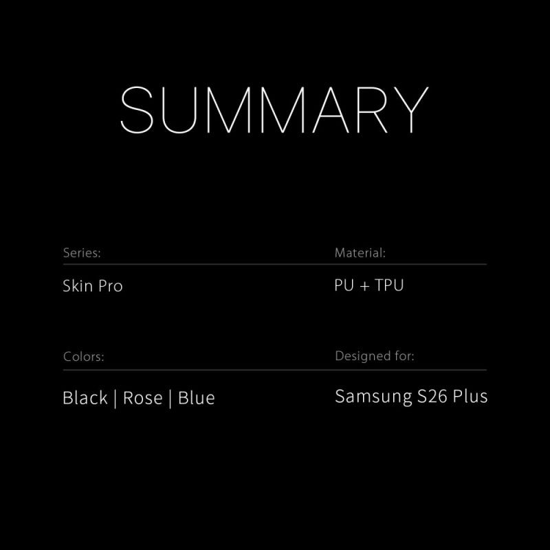 Flip Cover Samsung Galaxy S26 Plus Skin Pro-serien Dux Ducis