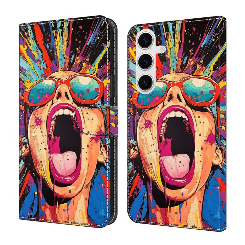 Flip Cover Samsung Galaxy S26 Plus Skriggraffiti