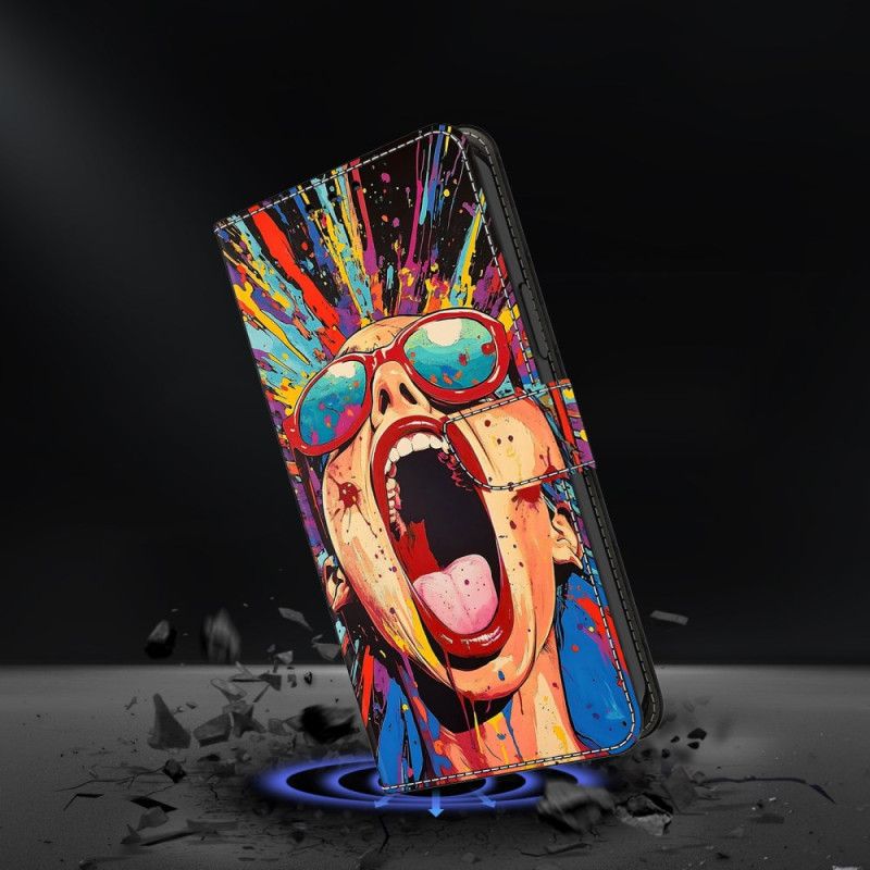 Flip Cover Samsung Galaxy S26 Plus Skriggraffiti