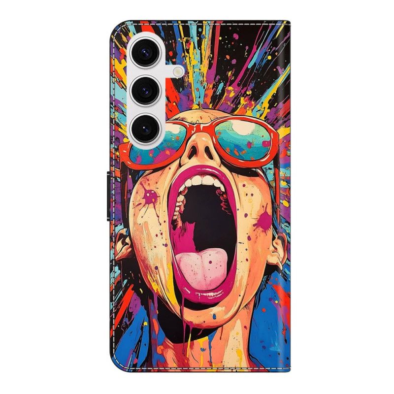 Flip Cover Samsung Galaxy S26 Plus Skriggraffiti