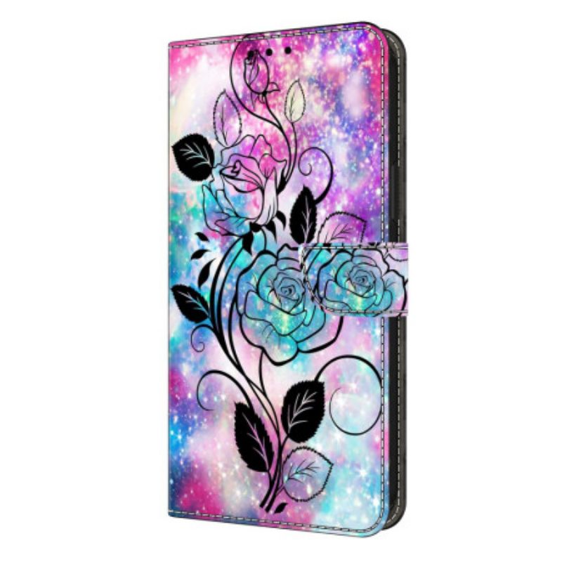 Flip Cover Samsung Galaxy S26 Plus Tegnet Rose
