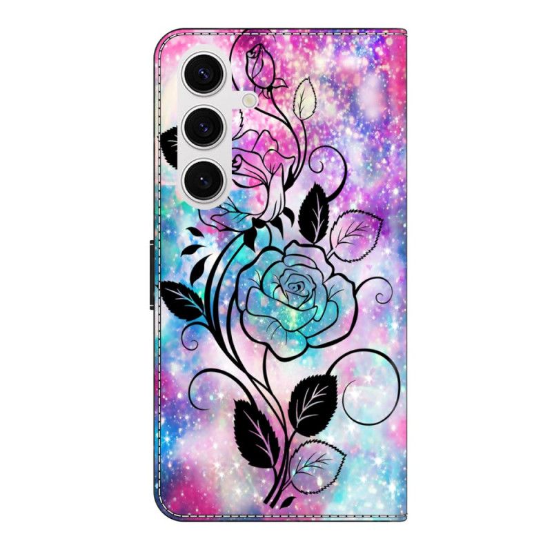 Flip Cover Samsung Galaxy S26 Plus Tegnet Rose