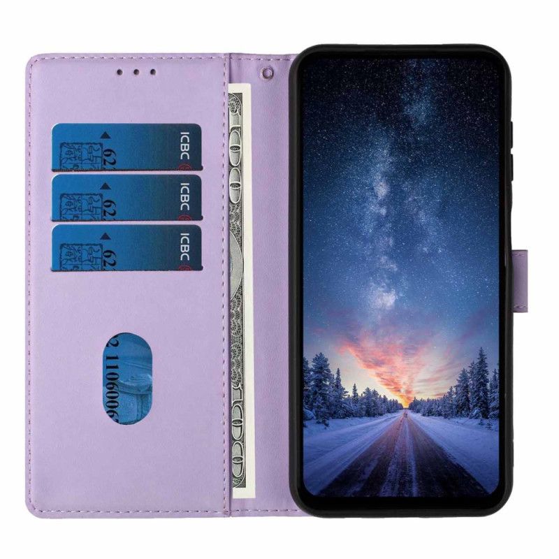 Flip Cover Samsung Galaxy S26 Plus Træ- Og Kattemønster