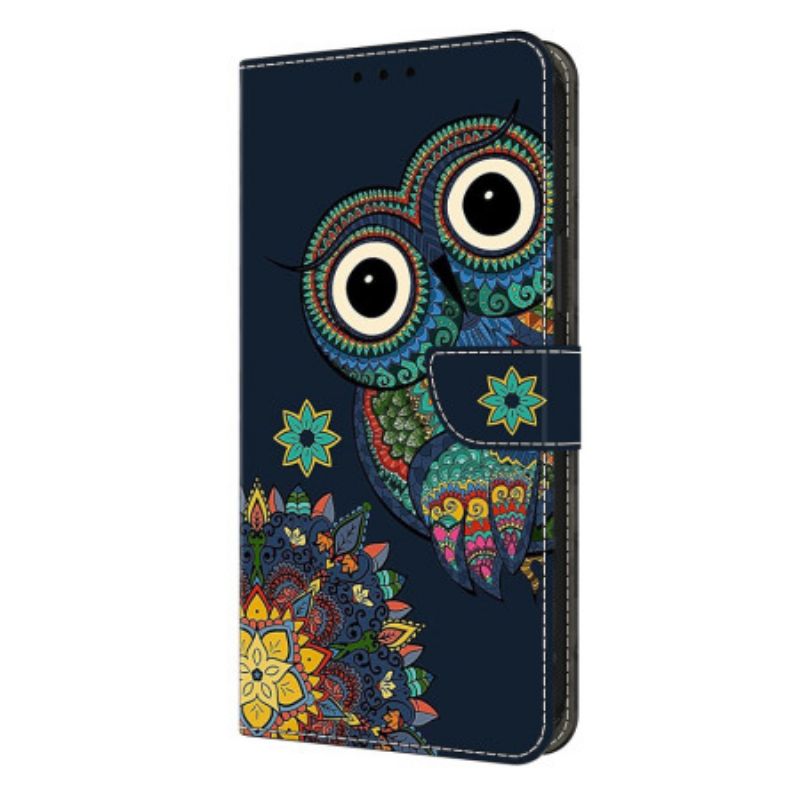 Flip Cover Samsung Galaxy S26 Plus Uglemandala Mønster