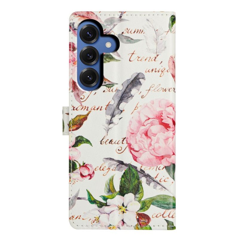 Flip Cover Til Samsung Galaxy S26 Plus Blomsterdigt
