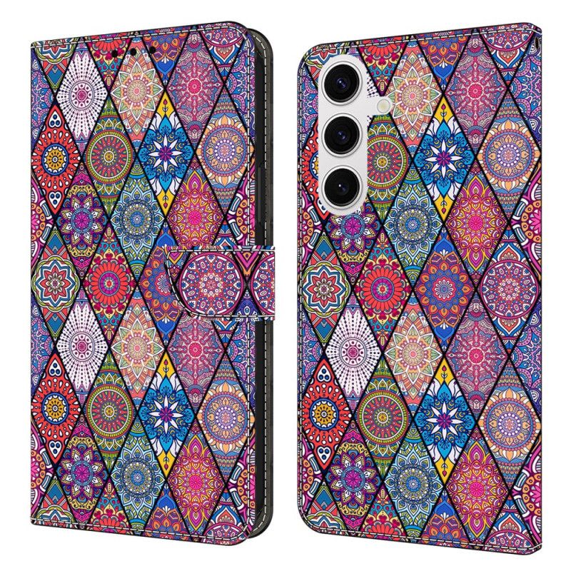 Flip Cover Til Samsung Galaxy S26 Plus Etnisk Mønster