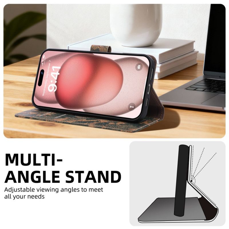 Flip Cover Til Samsung Galaxy S26 Plus Etnisk Mønster