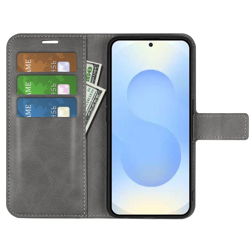 Flip Cover Til Samsung Galaxy S26 Plus Læderstil