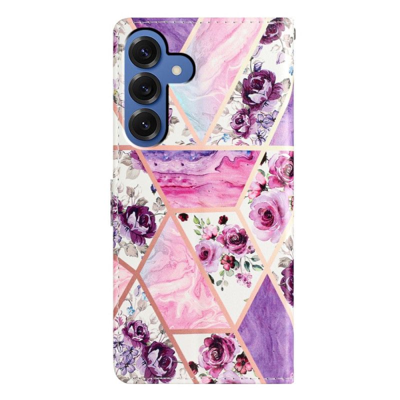 Flip Cover Til Samsung Galaxy S26 Plus Lilla Blomster