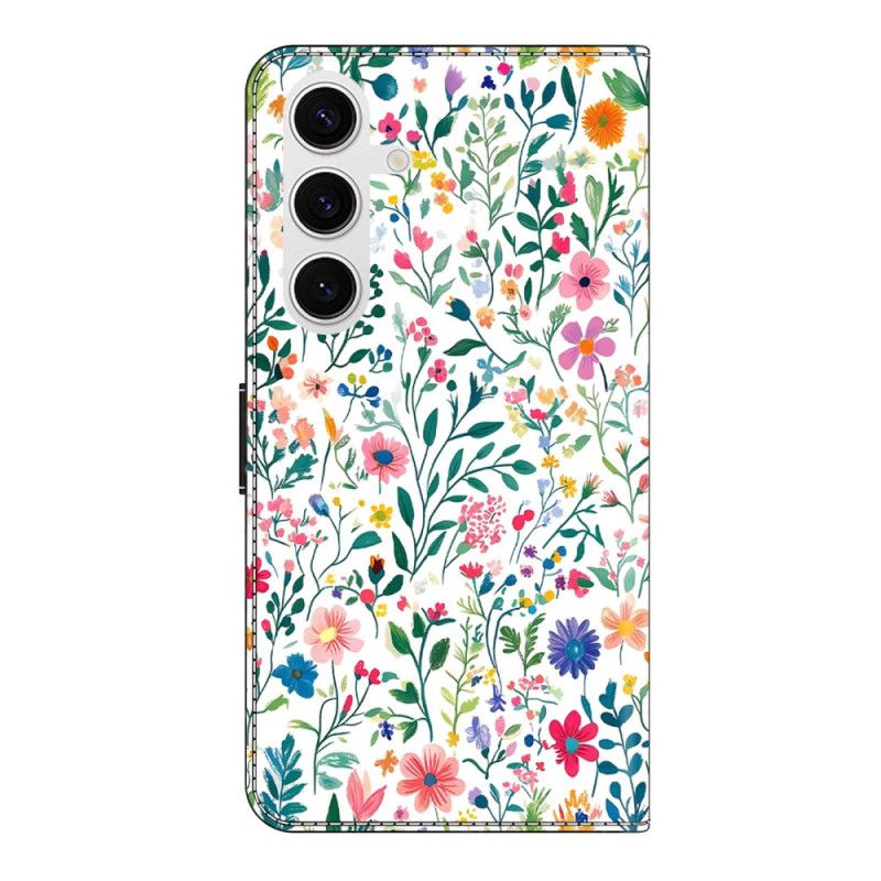 Flip Cover Til Samsung Galaxy S26 Plus Lille Blomsterbed