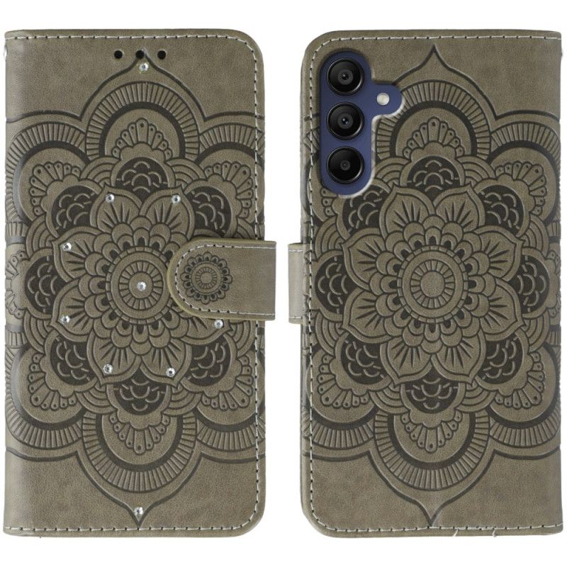Flip Cover Til Samsung Galaxy S26 Plus Mandala Og Rhinsten