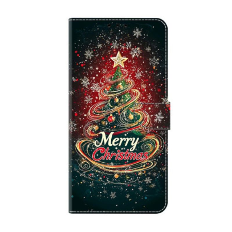 Læder Cover Samsung Galaxy S26 Plus Telefon Etui Juletræ