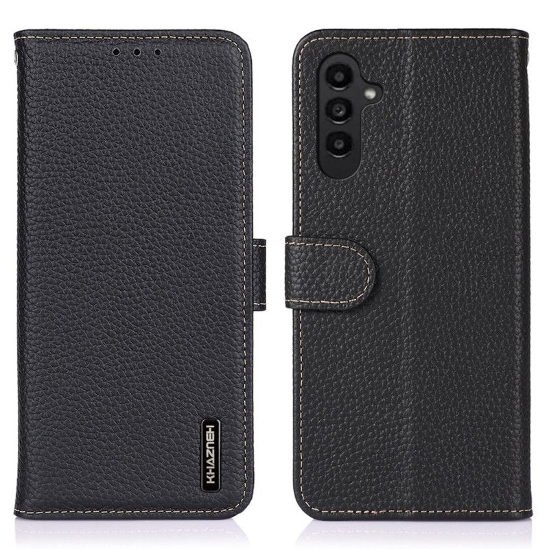 Læder Cover Samsung Galaxy S26 Plus Telefon Etui Khazneh Ægte Læder