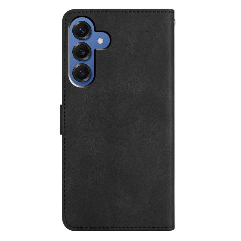 Læder Cover Samsung Galaxy S26 Plus Telefon Etui Linjer