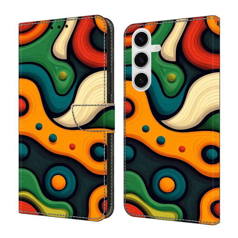 Læder Cover Samsung Galaxy S26 Plus Telefon Etui Malet Motiv