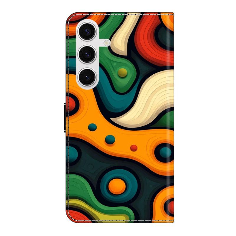 Læder Cover Samsung Galaxy S26 Plus Telefon Etui Malet Motiv