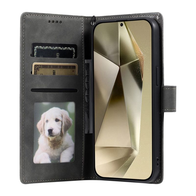 Læder Cover Samsung Galaxy S26 Plus Telefon Etui Mandala-ruskindseffekt