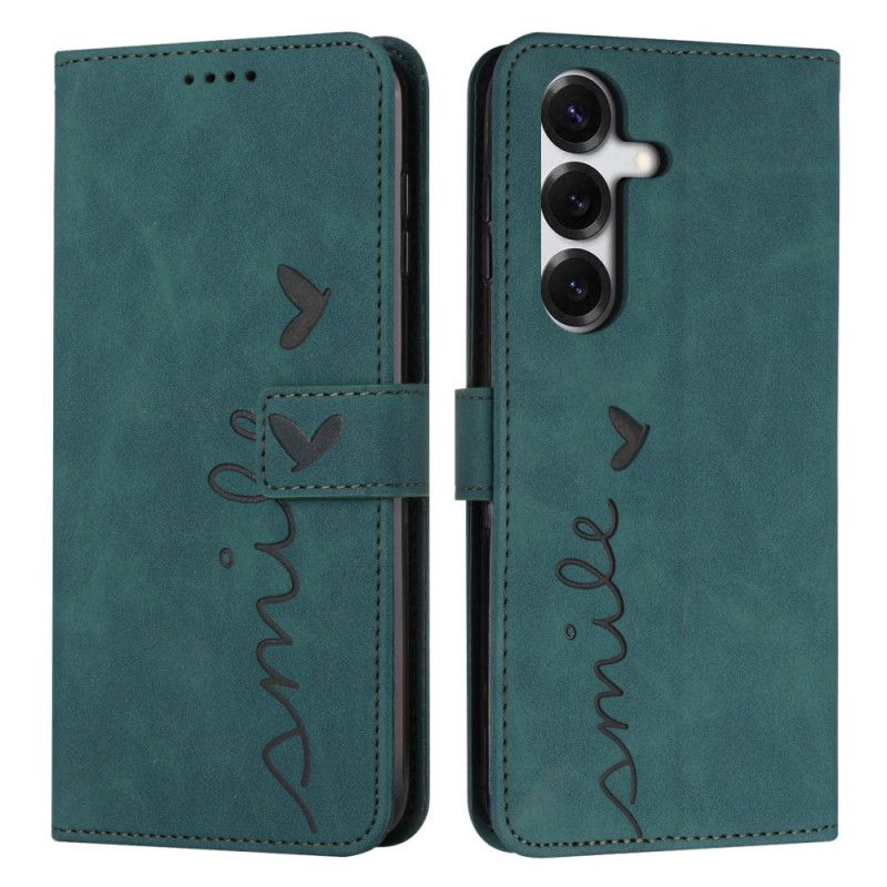 Læder Cover Samsung Galaxy S26 Plus Telefon Etui Smil