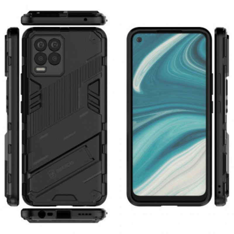 Cover Realme 8 / 8 Pro Telefon Etui Aftagelig Støtte To Håndfri Positioner