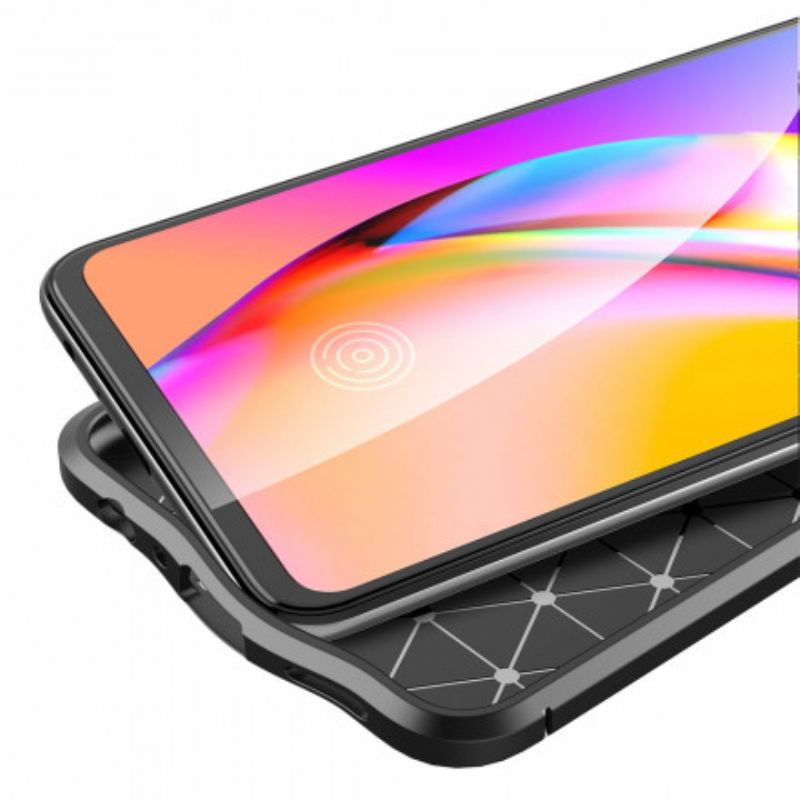 Cover Realme 8 / 8 Pro Telefon Etui Double Line Litchi-lædereffekt
