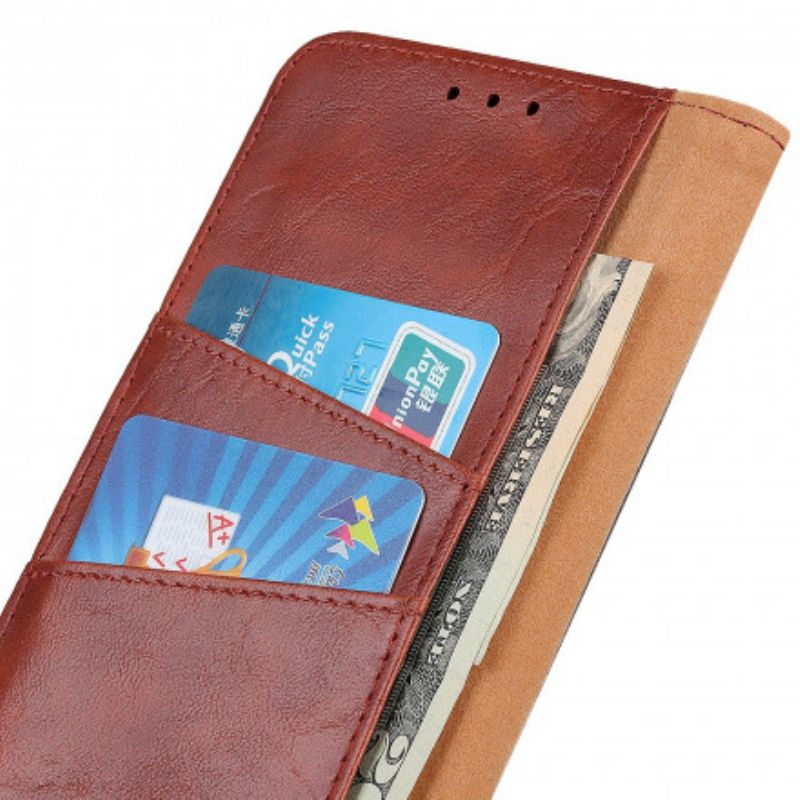 Læder Cover Realme 8 / 8 Pro Retro Split Læder