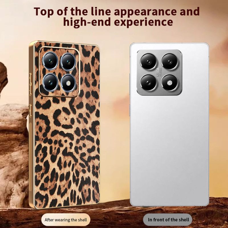 Cover Xiaomi 15t Leopardmønster