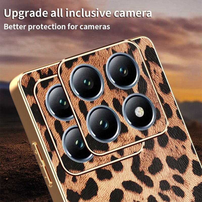 Cover Xiaomi 15t Leopardmønster
