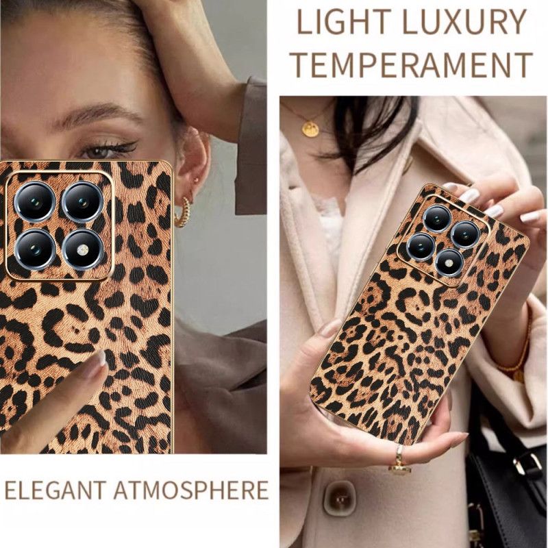 Cover Xiaomi 15t Leopardmønster
