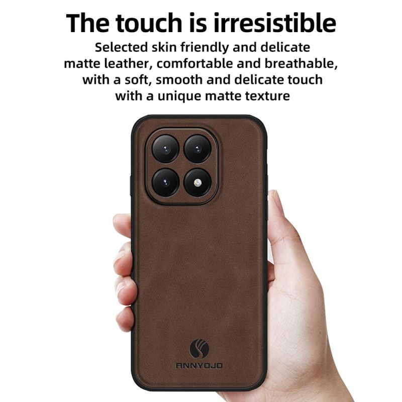 Cover Xiaomi 15t Telefon Etui Lædereffekt Pinwuyo