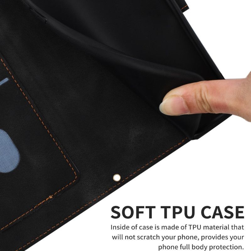 Flip Cover Til Xiaomi 15t Blomsterdesign Med Rem