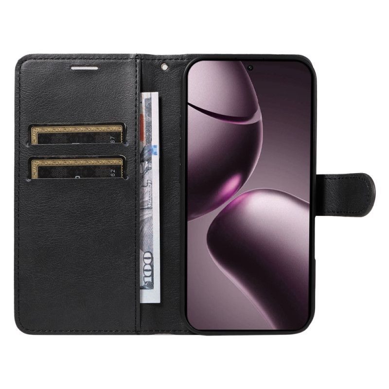 Flip Cover Til Xiaomi 15t Lædereffekt