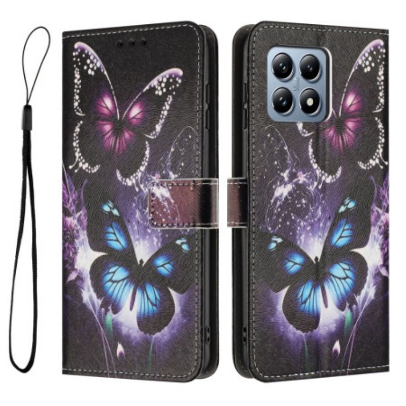 Flip Cover Til Xiaomi 15t To Sommerfugle