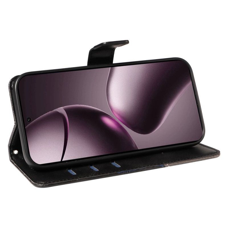 Flip Cover Til Xiaomi 15t Tofarvet Og Linjer