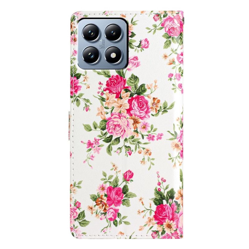 Flip Cover Xiaomi 15t Frihedsblomster