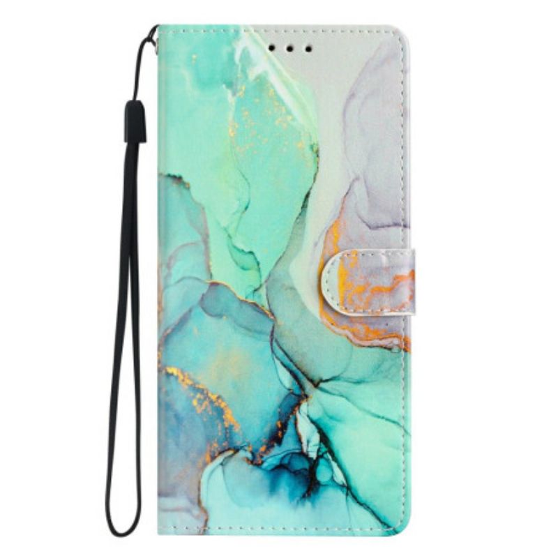 Flip Cover Xiaomi 15t Grøn Marmor