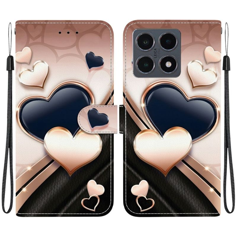 Flip Cover Xiaomi 15t Hjerter