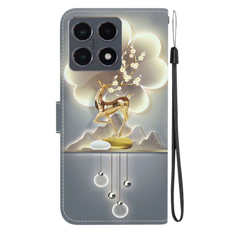 Flip Cover Xiaomi 15t Hjortemønster Sika