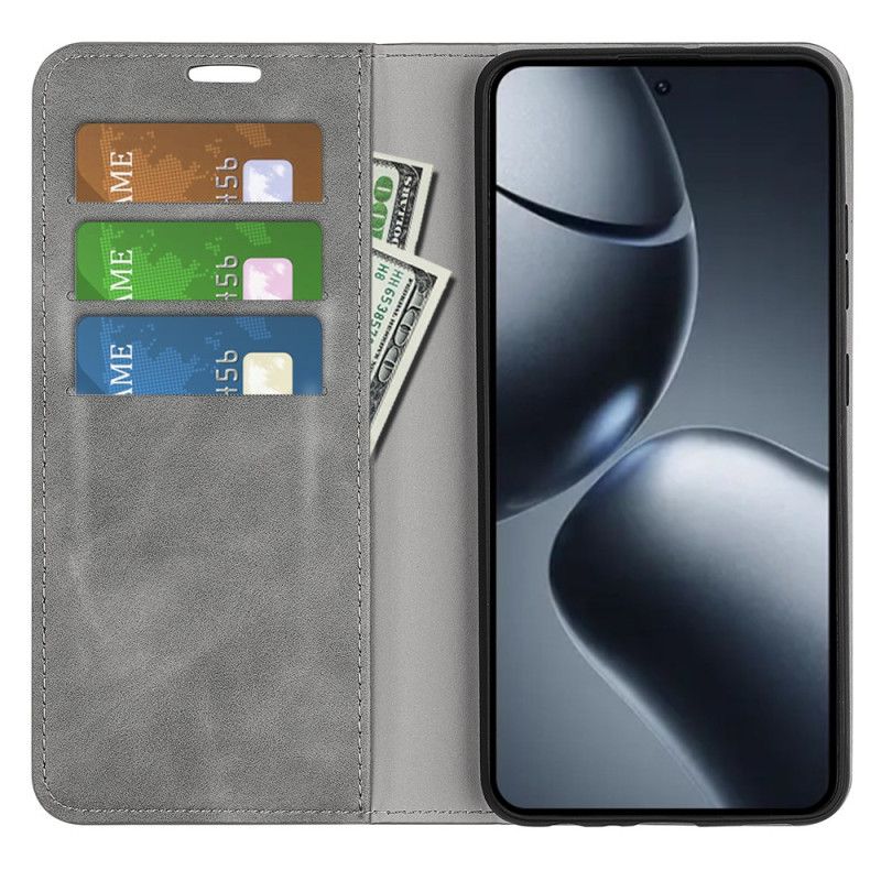 Flip Cover Xiaomi 15t Læderstil