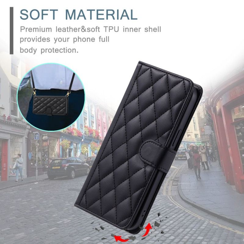 Flip Cover Xiaomi 15t Quiltet Med Stropper