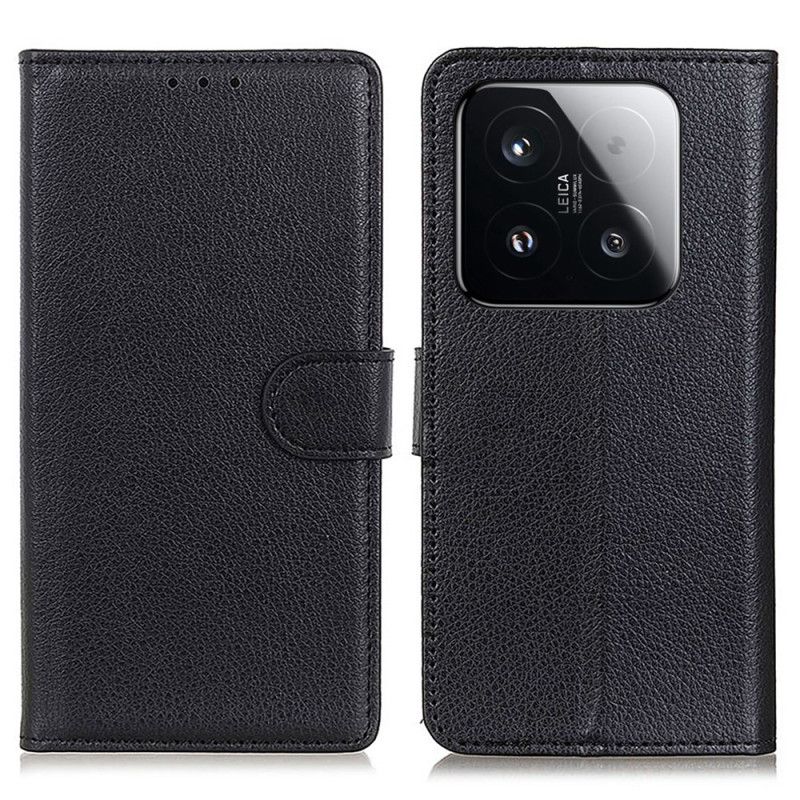 Flip Cover Xiaomi 15t Traditionelt Kunstlæder