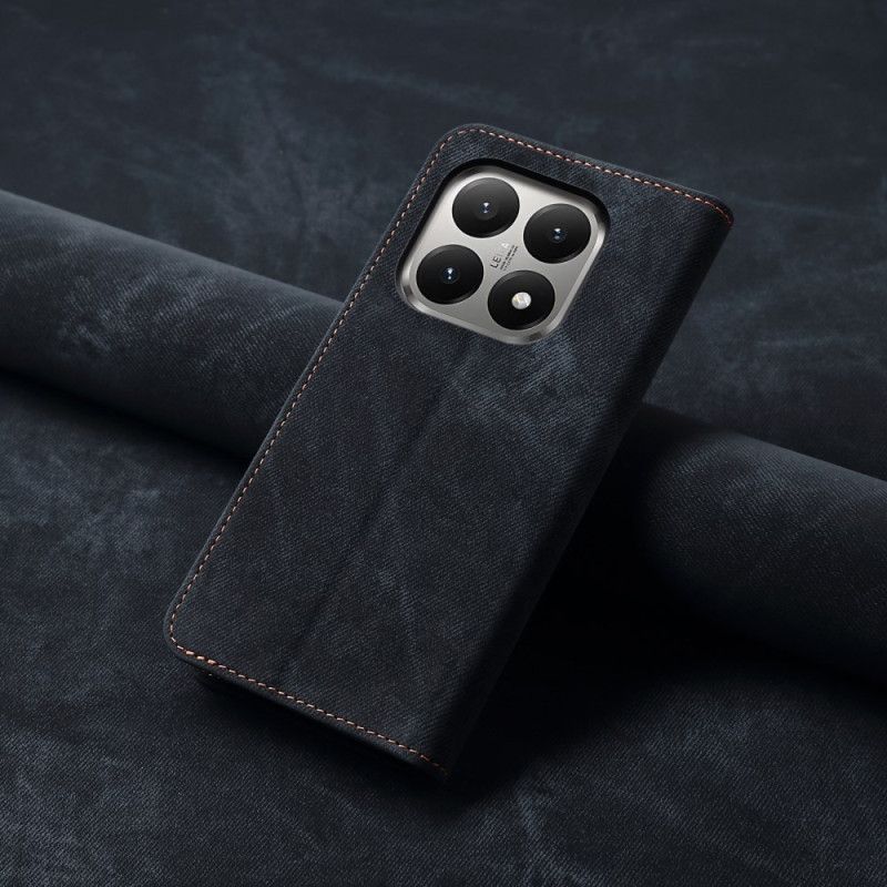 Læder Cover Xiaomi 15t Denimstof