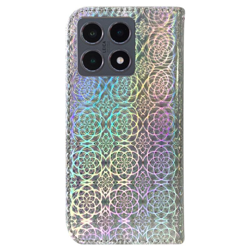 Læder Cover Xiaomi 15t Disco-stil