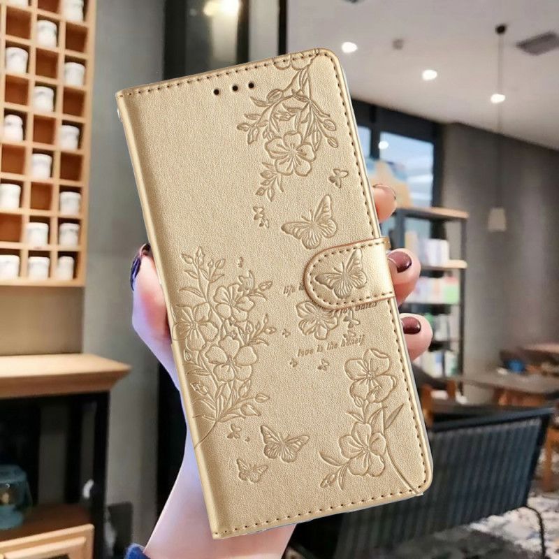 Læder Cover Xiaomi 15t Telefon Etui Blomster