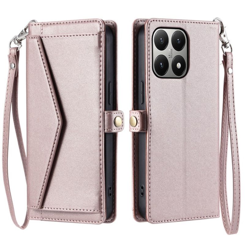 Læder Cover Xiaomi 15t Telefon Etui Clutch