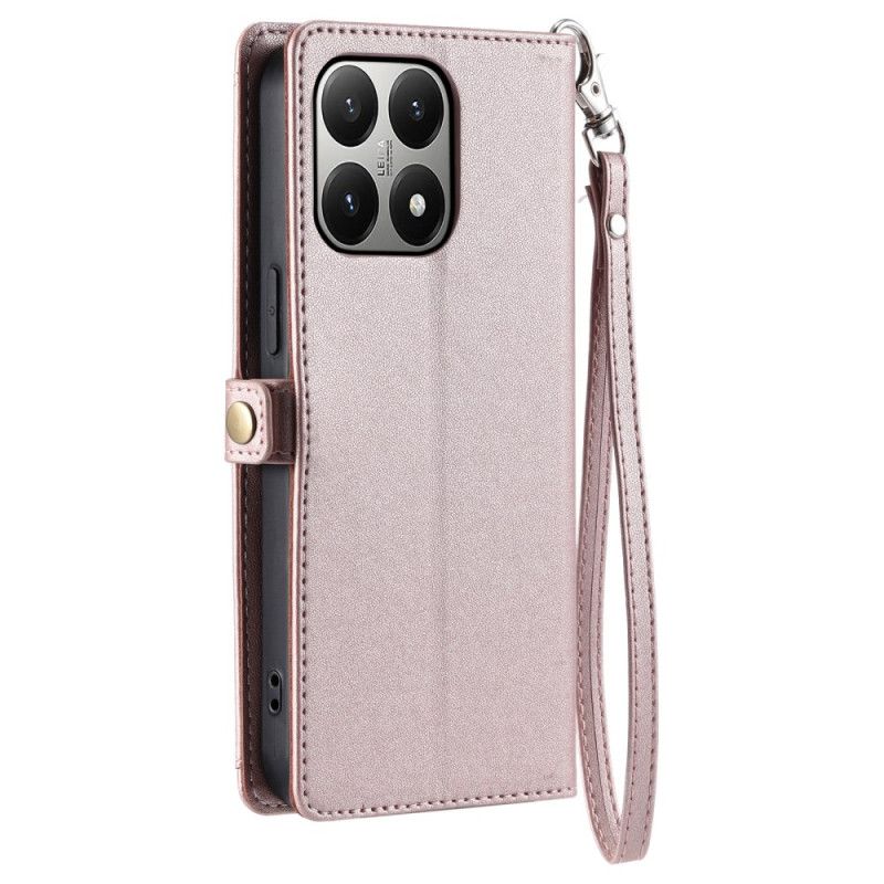 Læder Cover Xiaomi 15t Telefon Etui Clutch