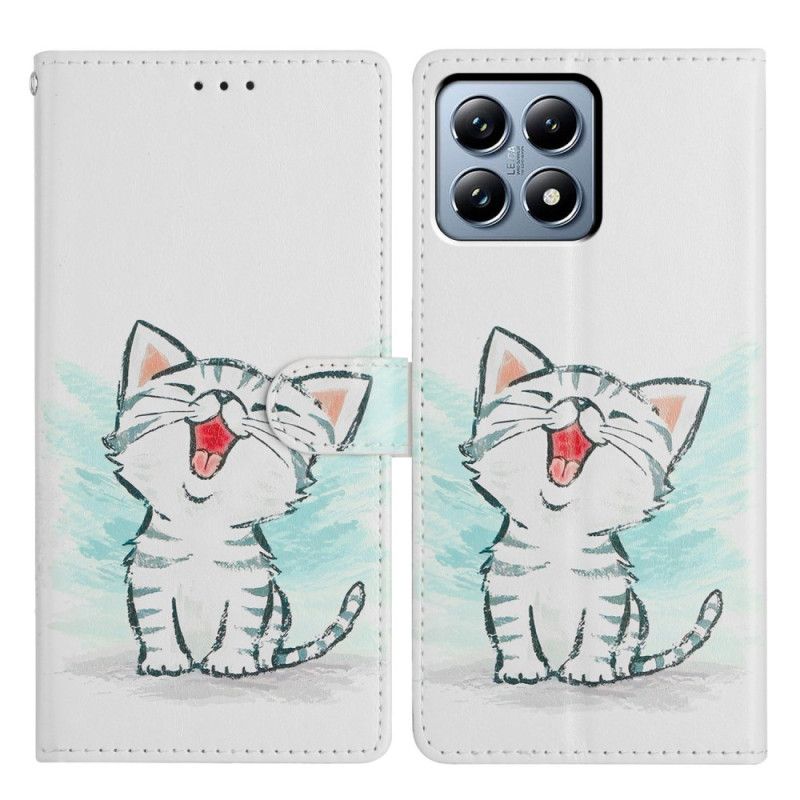 Læder Cover Xiaomi 15t Telefon Etui Glad Killing