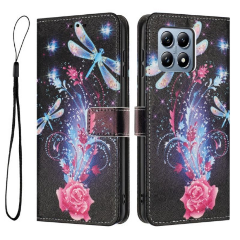 Læder Cover Xiaomi 15t Telefon Etui Guldsmede